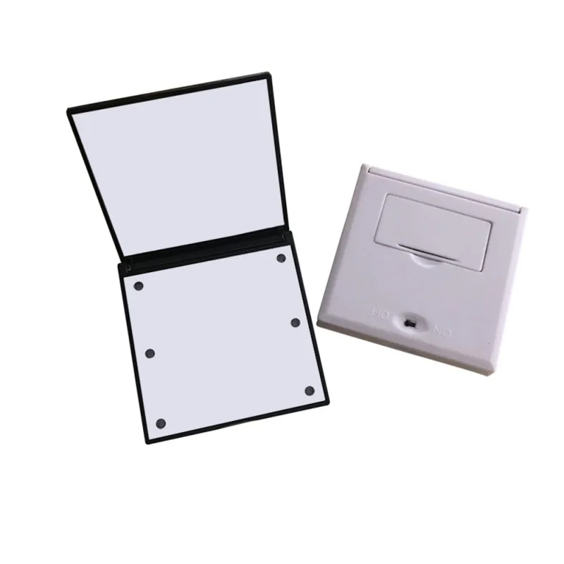 Зеркало для макияжа с 6 маленький светодиодный свет квадратный зеркальный