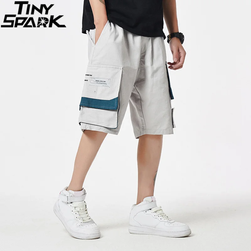 2019 мужские шорты для бега в стиле Харадзюку уличная одежда хип хоп карго с