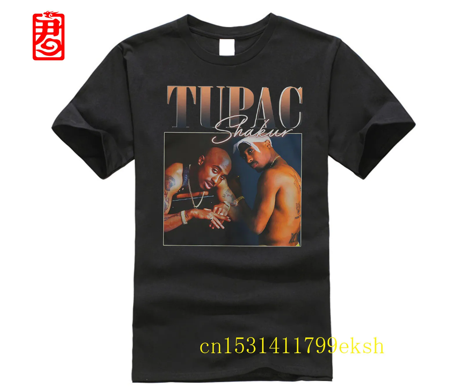 

Tupac Shakur Vintage T-Shirt, 2Pac Hip-Hop Graphic Tee Hip Hop tee man's t-shirt