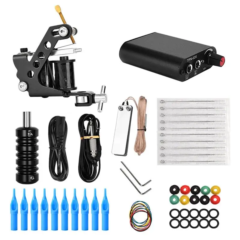 

1 Set Tattoos Machine Professional Tattoos Equipment Durable Tattoo Accessories Tattoos Machine Tool With AU Plug