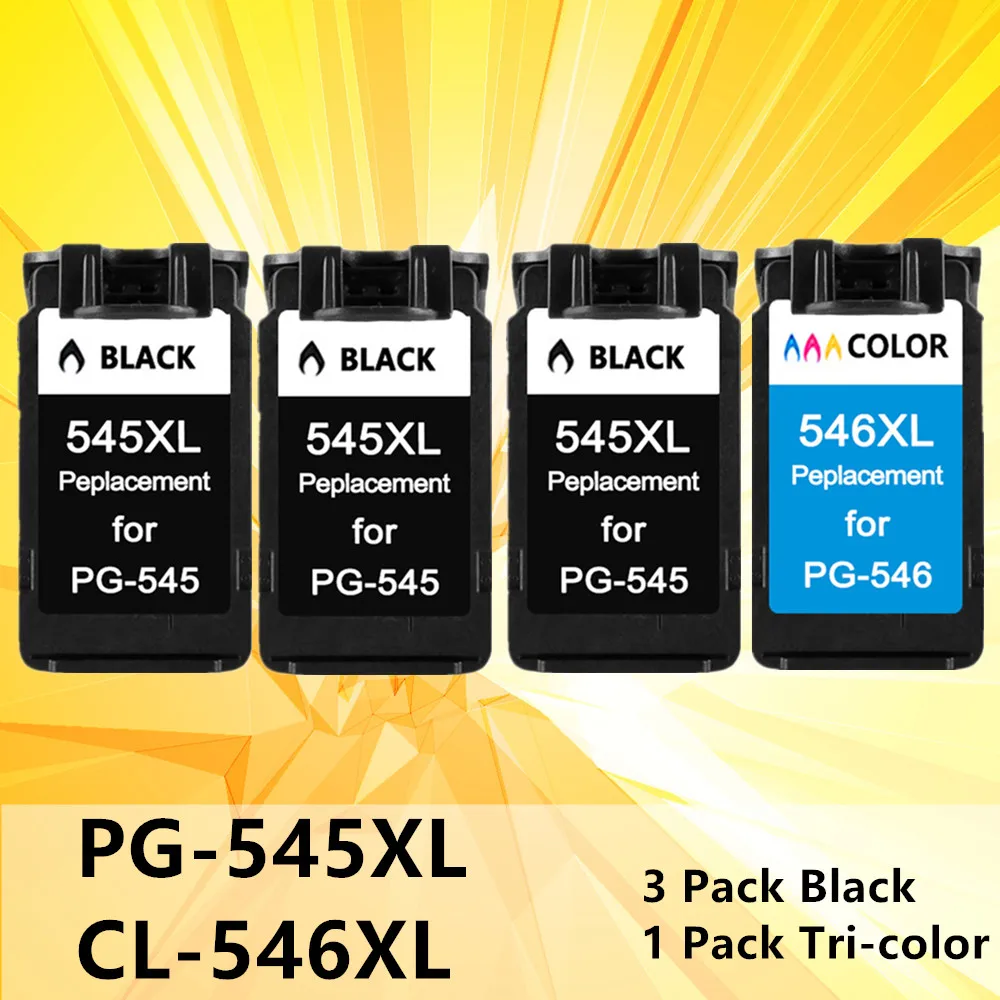 Чернильный трехцветный картридж PG545 CL546 545XL для принтера Canon PG 545 CL 546 Pixma IP2850 MX495 MG2450