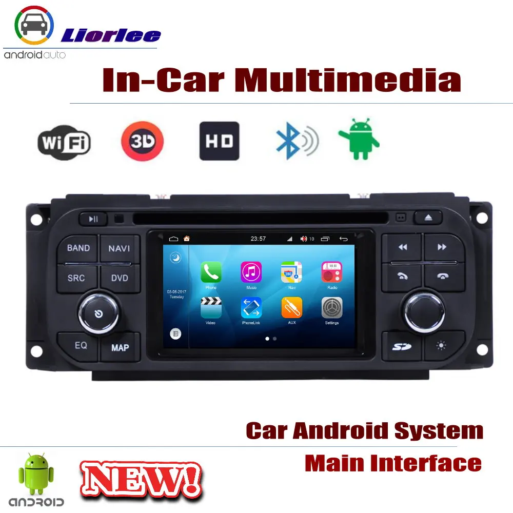 Для Dodge Ram Pickup 2002 2006 автомобильный Android плеер DVD GPS навигационная система HD экран