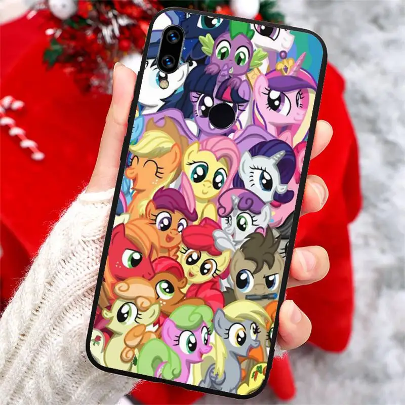 

Unicorn cute my little pony pink Phone Case For Xiaomi Redmi note 7 8 9 t k30 max3 9 s 10 pro lite