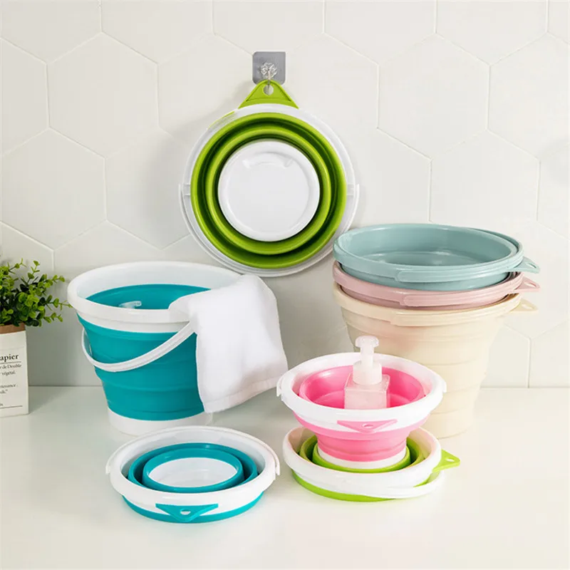 

Foldable Camping Washbasin Bucket Outdoor Hiking Multi Tools Fishing Basket Washing Basin Foot Bath Sink Travel Car Accessories