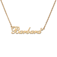 god with love heart personalized character necklace with name barbara for best friend jewelry gift