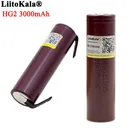 Аккумулятор Liitokala HG2 2021 18650 мАч, 3000 в разряд 20 А + никелирование сделай сам, 3,6