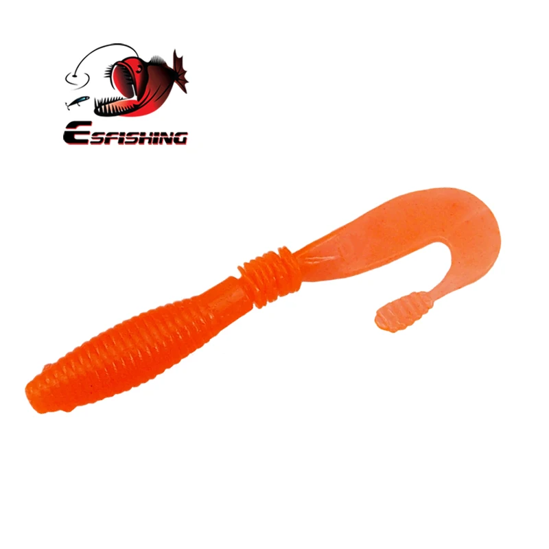 ESFISHING Counter Grub 5 шт 100 мм мягкие приманки искусственные для рыбалки на карпа