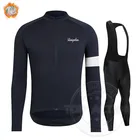 2022 Зимняя Теплая Флисовая одежда для велоспорта Raphaful мужской спортивный костюм для велоспорта MTB велосипедная одежда нагрудник брюки комплект Ropa Ciclismo