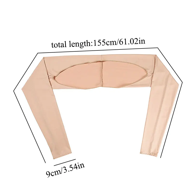 

Arm Sleeve One-piece Long Shoulder Sleeves Sunscreen Scarf Elbow Sleeves Cuffs Thin Arm Cover Fake Sleeve Outdoor Riding