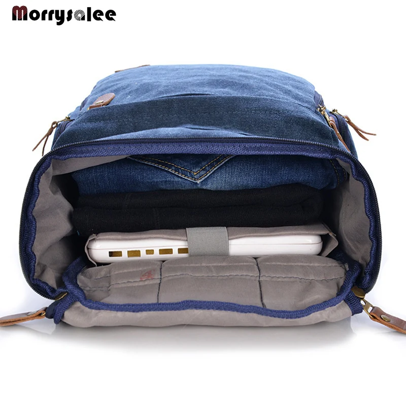 Мужской холщовый рюкзак с мягкой ручкой на молнии | Багаж и сумки