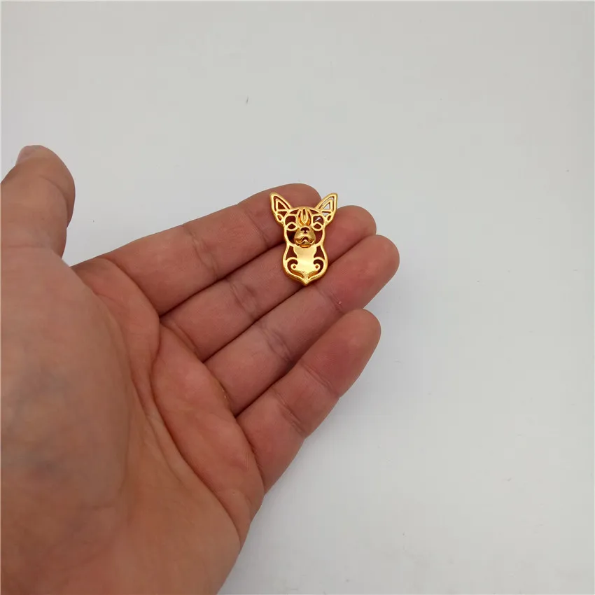 Прямая поставка модные милые броши и булавки для чихуахуа булавка воротника