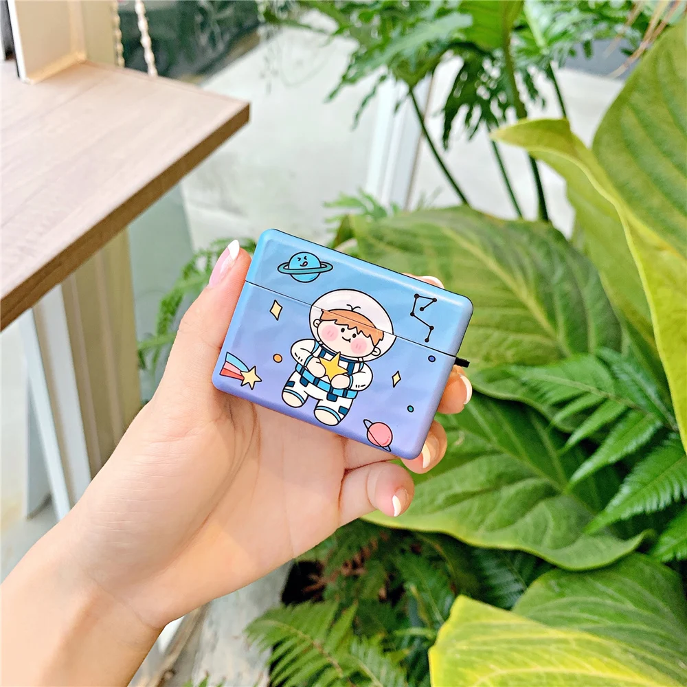 Cool Space Man Case For Airpods pro Cases Astronaut bluetooth Earphone Charging Box Protective Cover Air pods 2 1 capa | Электроника
