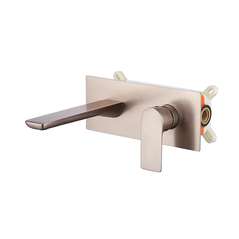 

Gun Gray Wall Mounted Hot and Cold Baisn Faucet Bathtub Tap Bathroom Faucet