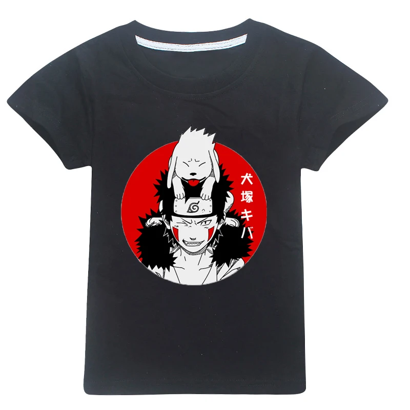 

2020 Summer Children Birthday Tshirt Kawaii Anime Ropa Naruto Shirt Boy Girls Tops Baby Casual Sasuke Kids T Shirts Clothing