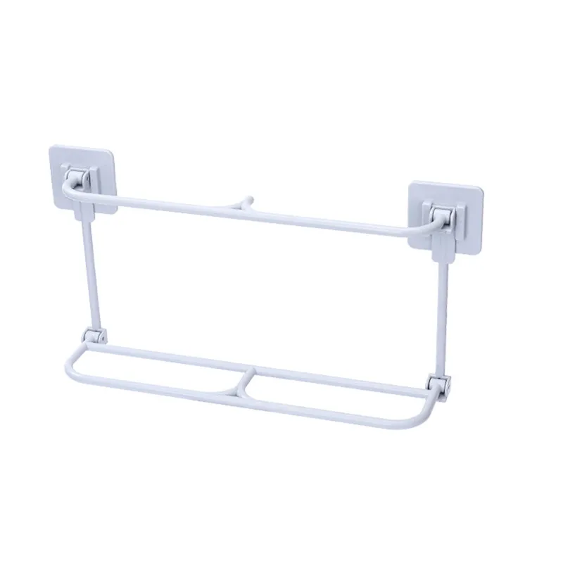 Пластиковый настенный держатель для хранения подвесная вешалка тапочек