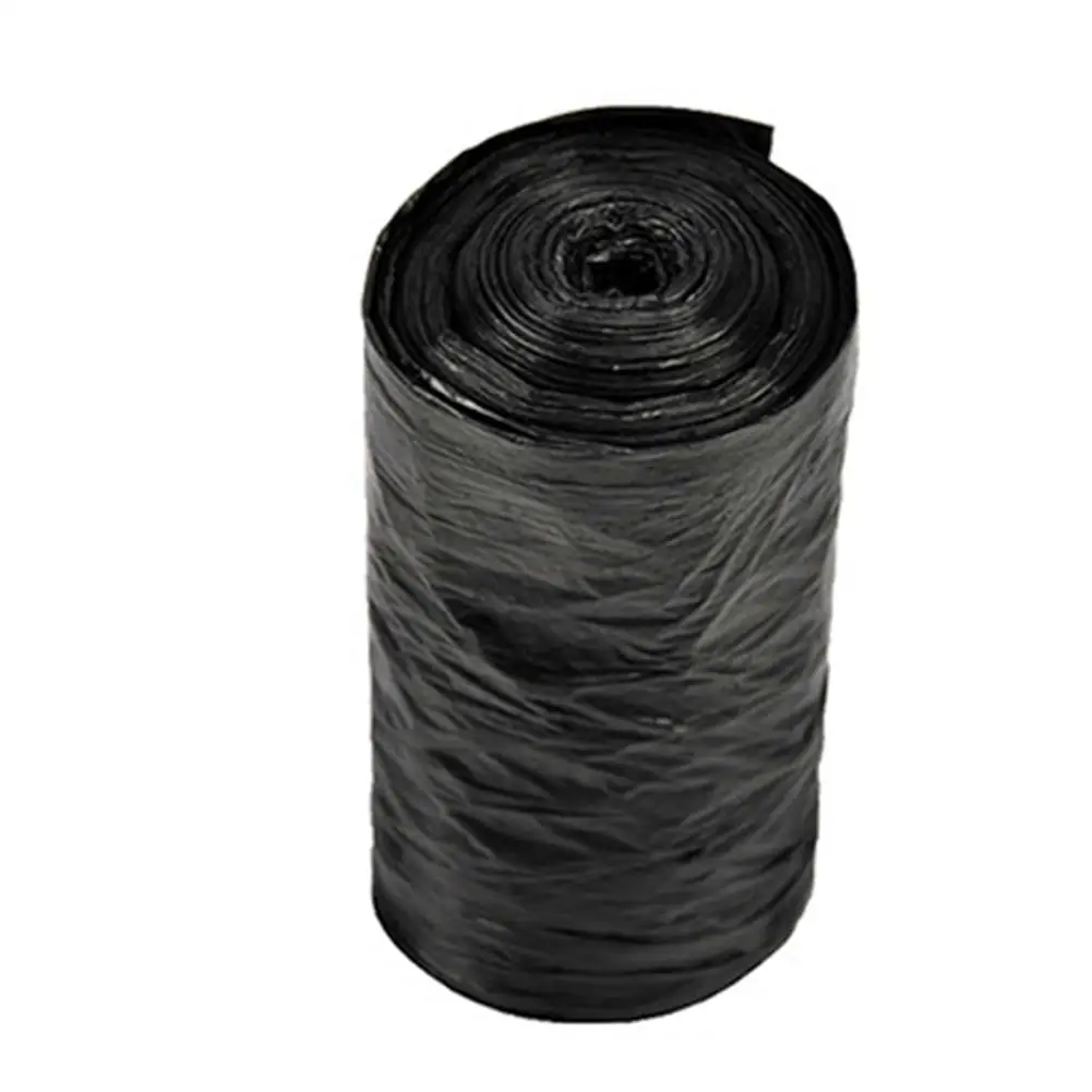 

1 Roll 50x60cm Small Black Kitchen Garbage Bag Household Points Off Trash Can Bin Rubbish Disposable Plastic Bags