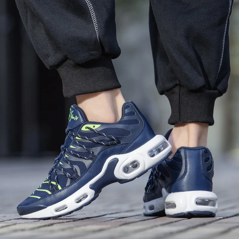 Air Cushion Man Sport Running Shoes Breathable Mesh Sneakers for Men Summer Outdoor Fitness Training Marathon Jogging Shoes