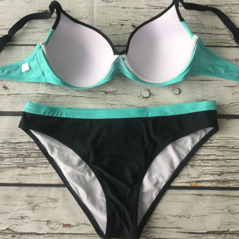 

New Sexy Brazilian Bikini Push up Tanga Swimsuit Swimwear Women Biquinis Feminino Maillot De Bain Femme 2018 Swimming Suit