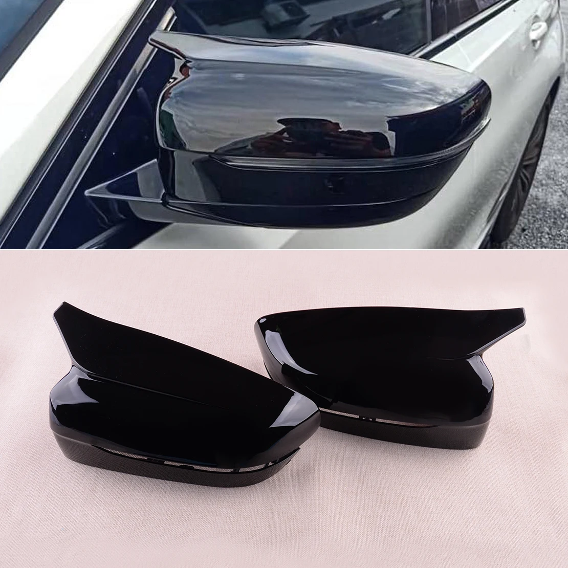 

Колпачки для автомобильных зеркал заднего вида с боковым крылом, 2 шт./компл. 51167422719, подходят для BMW 3 6 7 8 серии G20 G21 G30 G31 G38 51167422720 LHD