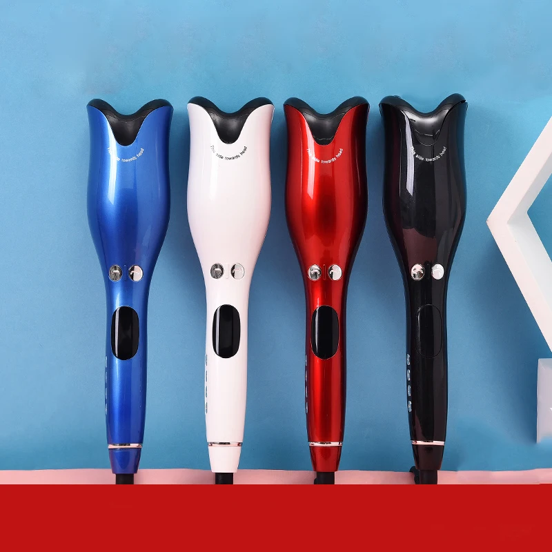 

2021 New Automatic Hair Curler Wireless Ceramic Curling Iron Portable Hair Crimper Curler Air Curling Wand For Hair Styler Tools