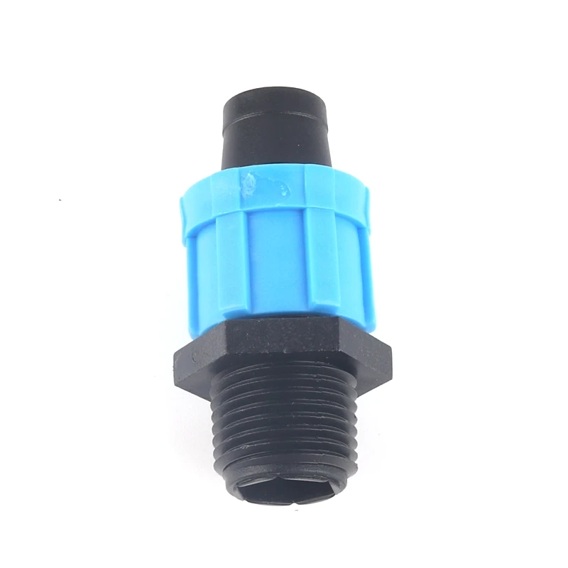 5 шт. 16 мм соединитель капельной ленты синяя пластиковая садовая водопроводная