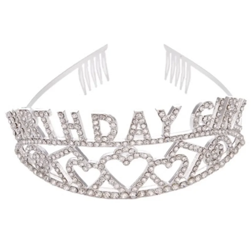 

crown birhday girl party crown bridal crown hoop ball hair headdress