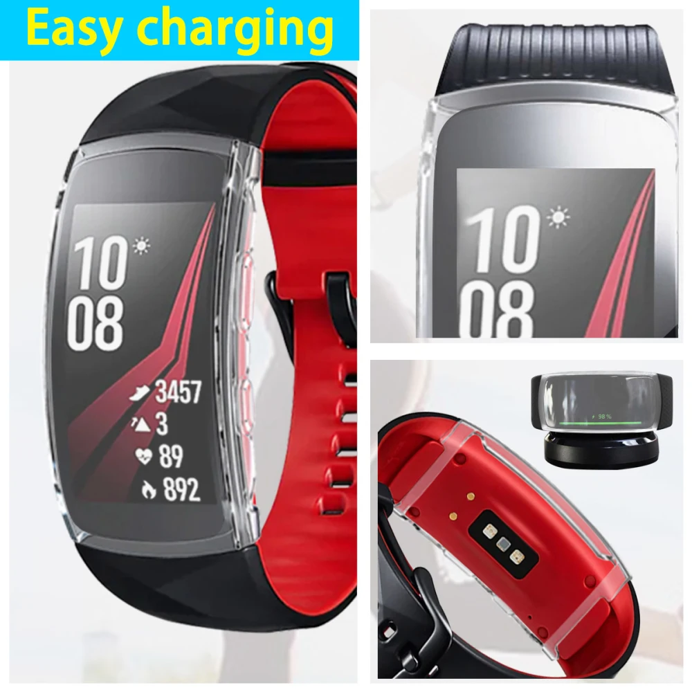 Чехол для часов, чехол для samsung gear Fit 2 Pro Band, тонкий чехол из ТПУ, защитный чехол для gear Fit 2 R360 2Pro fit2, защитный экран