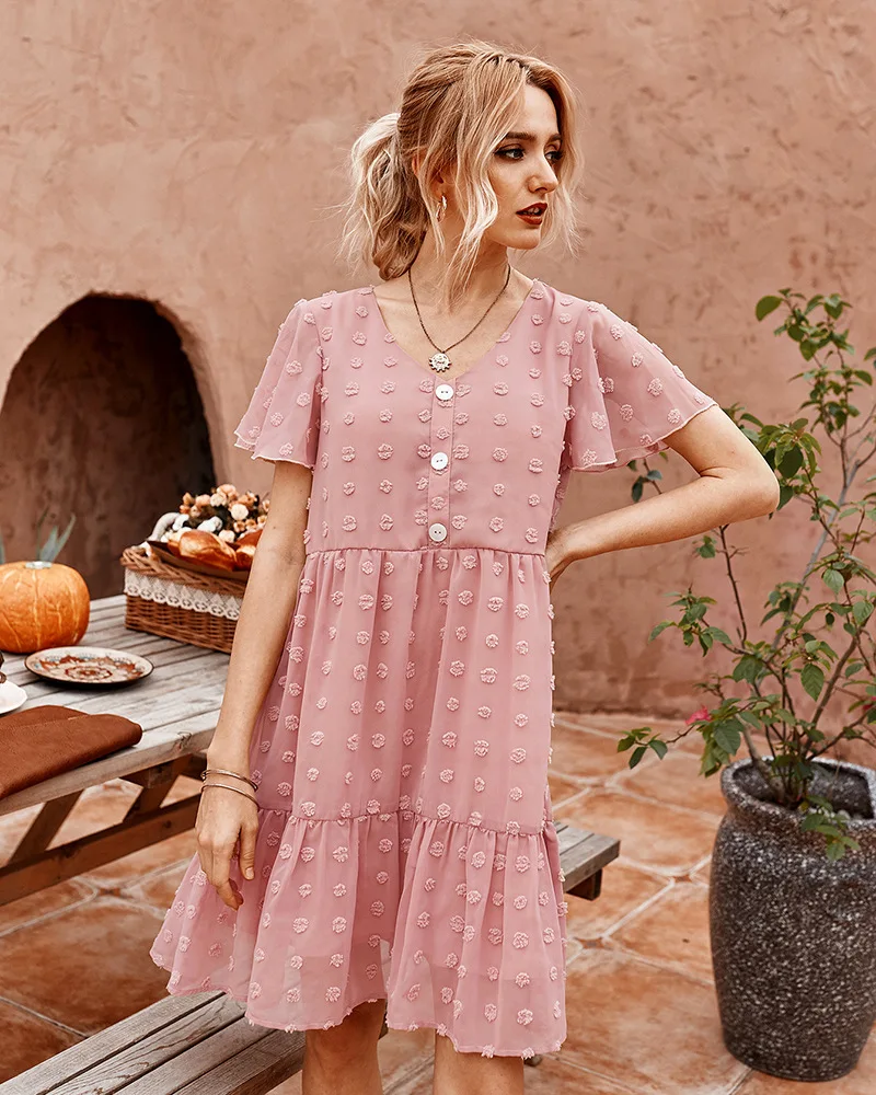 Модное модное женское платье с V образным вырезом шифоновое черно желтое летние