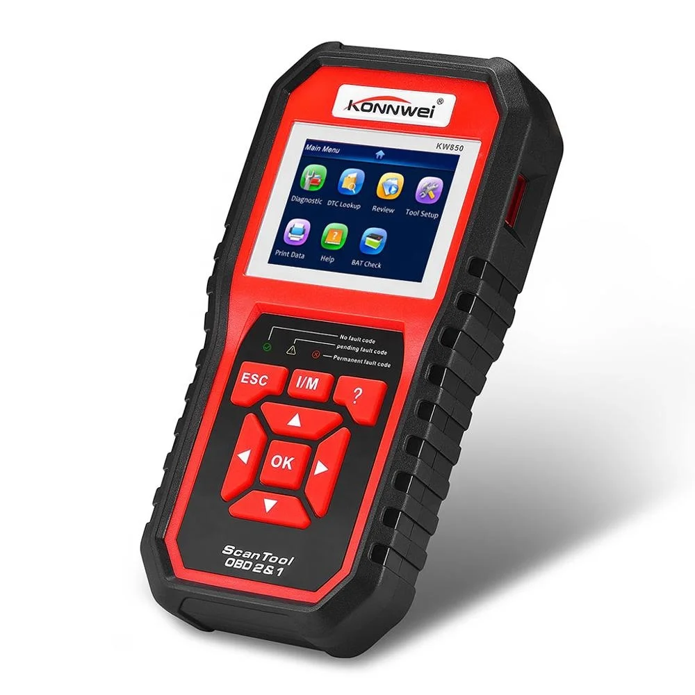 

Car Diagnostic Tools KONNWEI KW850 OBD Obd2 Car Scanner Automotive Scan Fault Code Reader with Multi-language