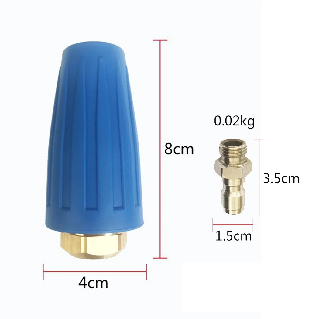 

1/4 In Spray Nozzle 3600PSI High Pressure Quick Connect Steel + Plastic
