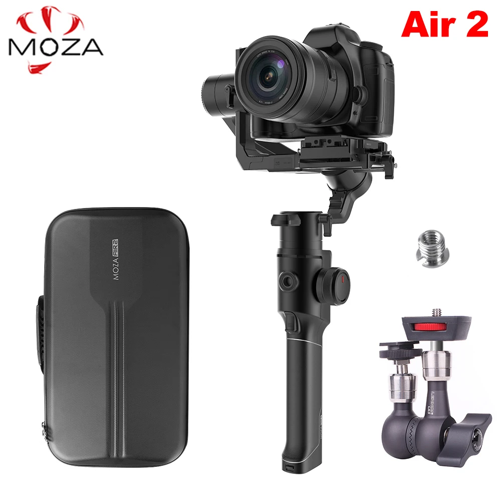 Moza Air 2 3-осевой Ручной Стабилизатор w/Сумка для беззеркальная камера DSLR для sony A7 Canon 5D vs Feiyu AK4000 DJI Ronin S кран 2