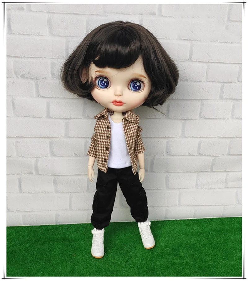 Кукла Blyth одежда комбинезоны брюки сетка футболка пальто для OB24, Licca, Pullip, Barbies, Blyth Брюки Одежда для 1/6 кукла аксессуары