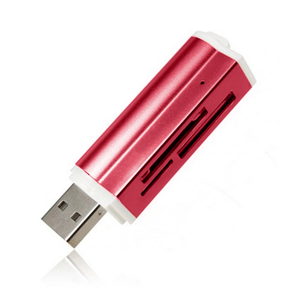 Многофункциональный USB 2 0 Micro SD TF MMC SDHC MS высокоскоростной считыватель карт памяти