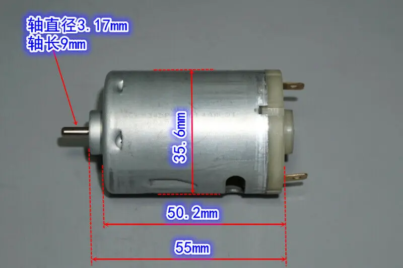 Micro GEE RS-540SH-8514 Motor DC 3V 5V 6V 7.4V 37000RPM High Speed Power For Electric Drill Tool