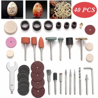 40pcs rotary power tool accessory set for 18 shank sanding grinder polish for dremel accessory power tools accessories new