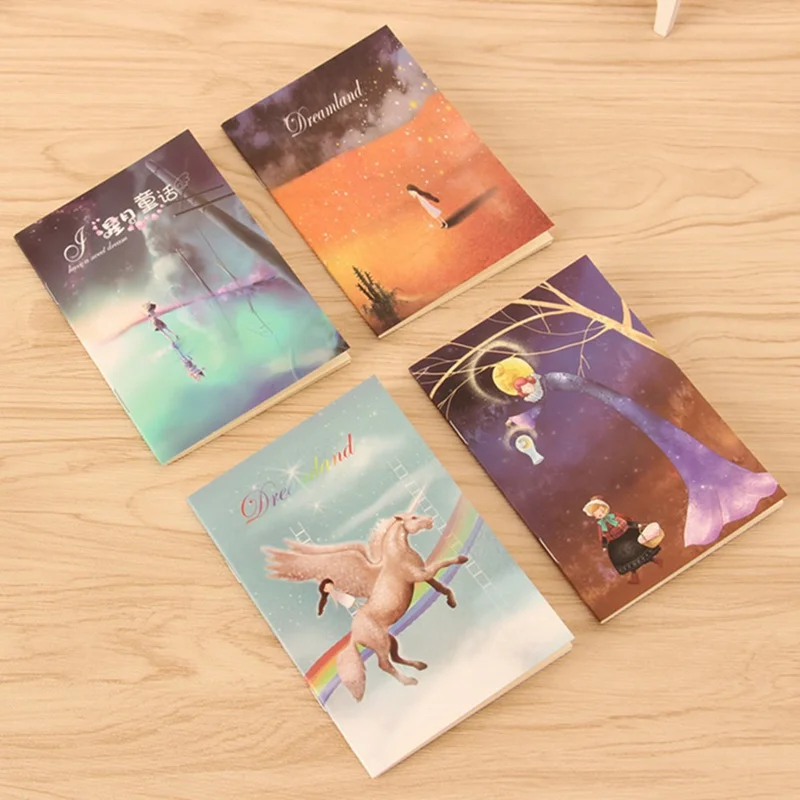 1 шт. милый блокнот мини портативный дневник книга для упражнений школьный