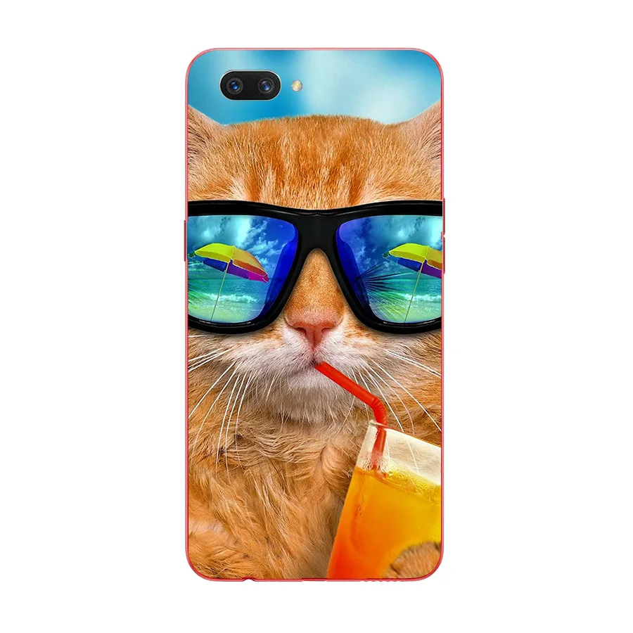 Чехол для Oppo A3S, чехол для Oppo A3S, мягкий мультяшный ТПУ силиконовый чехол для телефона, для Oppo A5 OPPOA5, чехол Realme C1 OPPOA3s, чехол, Fundas - Цвет: Светло-желтый