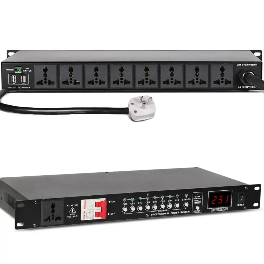 Professional engineering 9-Channels multi-function power supply sequence controller with voltage display | Электроника