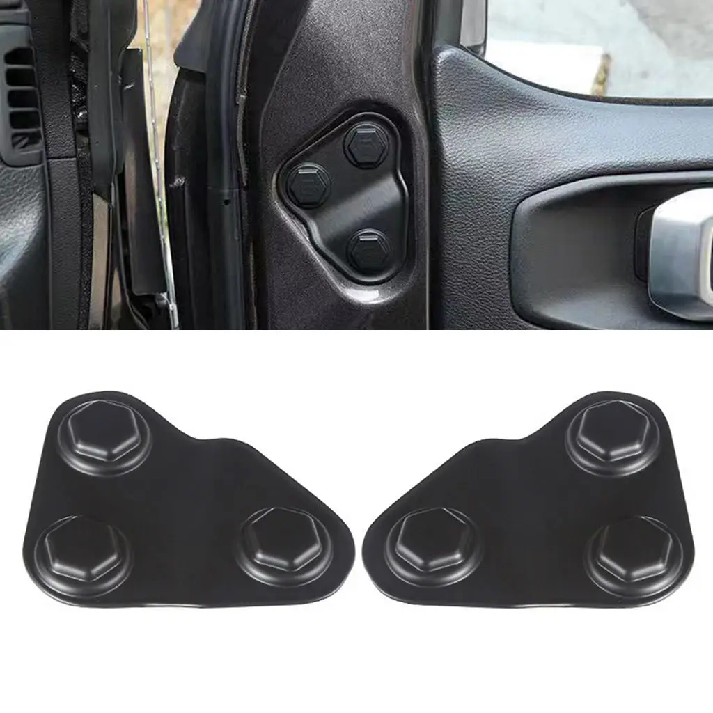 

2PCS Car Door Lock Screw Protector Cover For Jeep Wrangler Car Styling