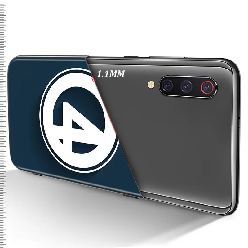 

Marvel Avengers Super Hero Fantastic Four For Xiaomi Mi Note 11i 11 10T 10i 10 Ultra 9T 9 SE 8 Lite Pro 5G Soft Black Phone Case