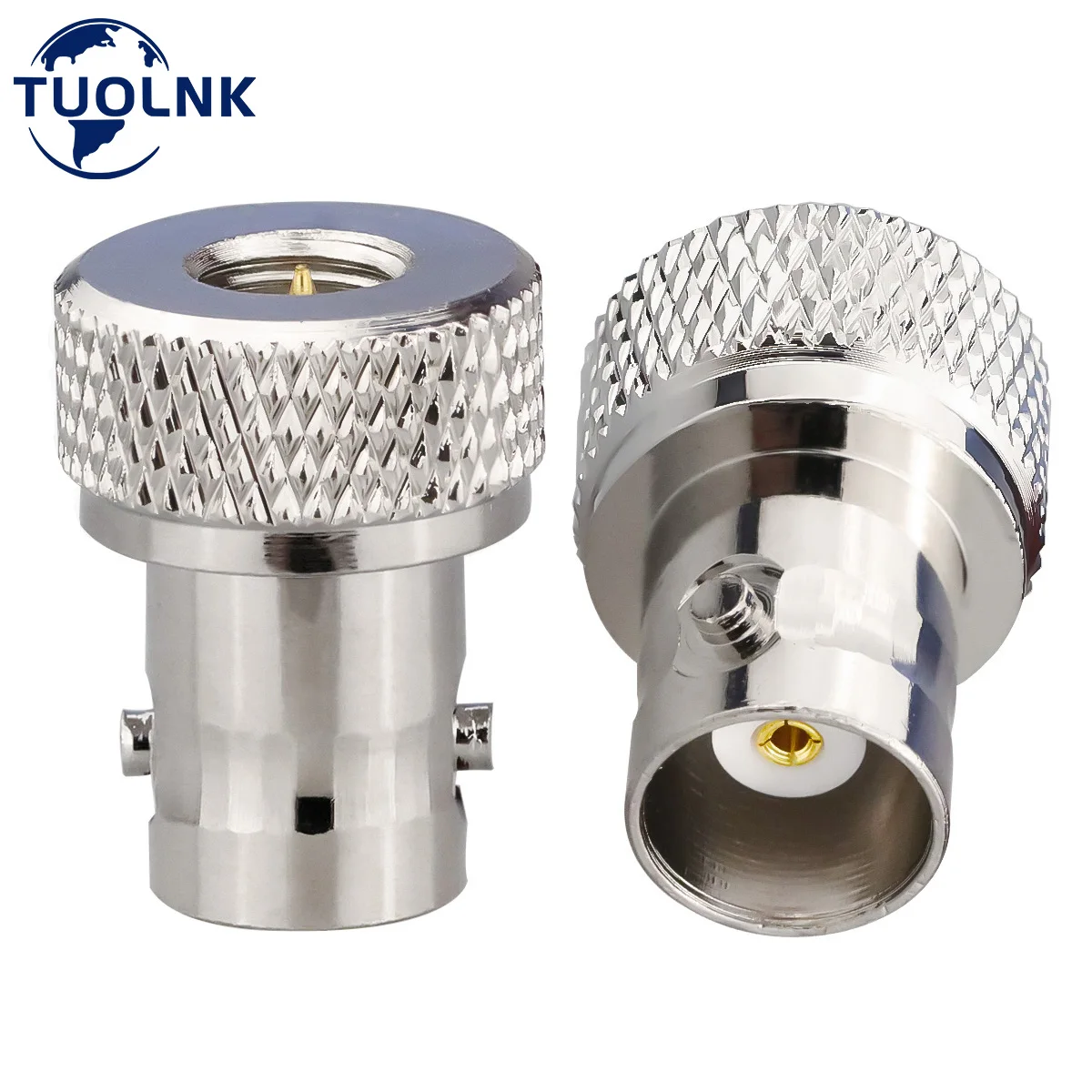 

2pcs/Lot SMA Male to BNC Female RF Coax Connector for Two Way Radio Walkies Talkie RF Coaxial Adapter BNC to SMA Coax Adapter