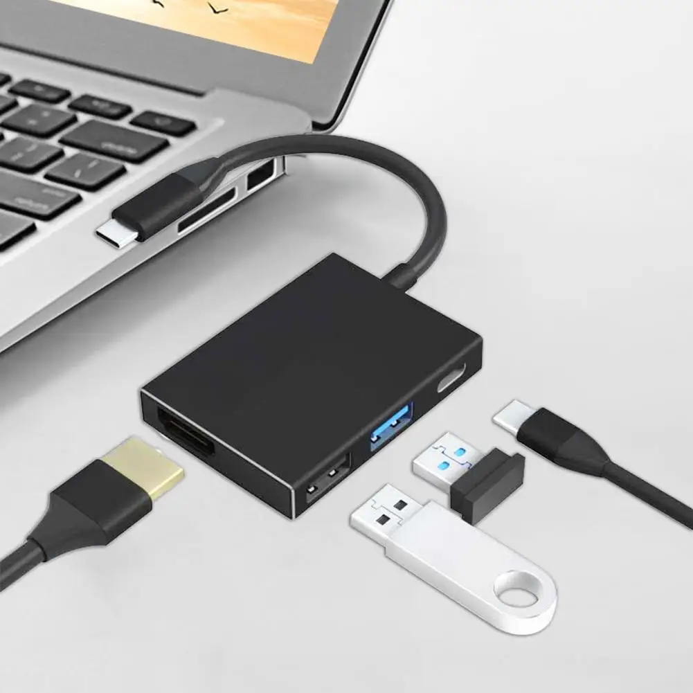 

Док-станция 4-в-1 с USB-портами типа C на HDMI