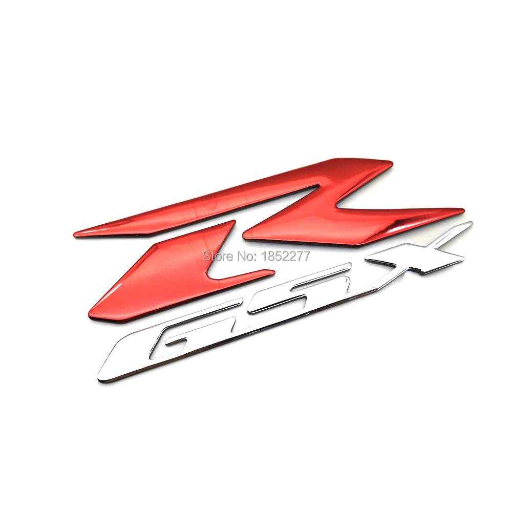 

2 pcs For SUZUKI R-GSX GSXR 600 750 1000 Motorcycle Emblem Badge Decal 3D Tank Wheel Logo "GSXR " Sticker