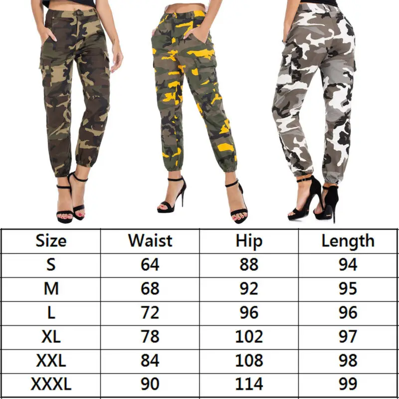 Женские облегающие брюки-карго камуфляжные брюки с принтом осень 2019 | Женская