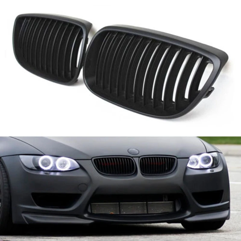 Подходит для BMW E92 E93 2006 2007 20082009 автомобильный Стайлинг матовый черный передний