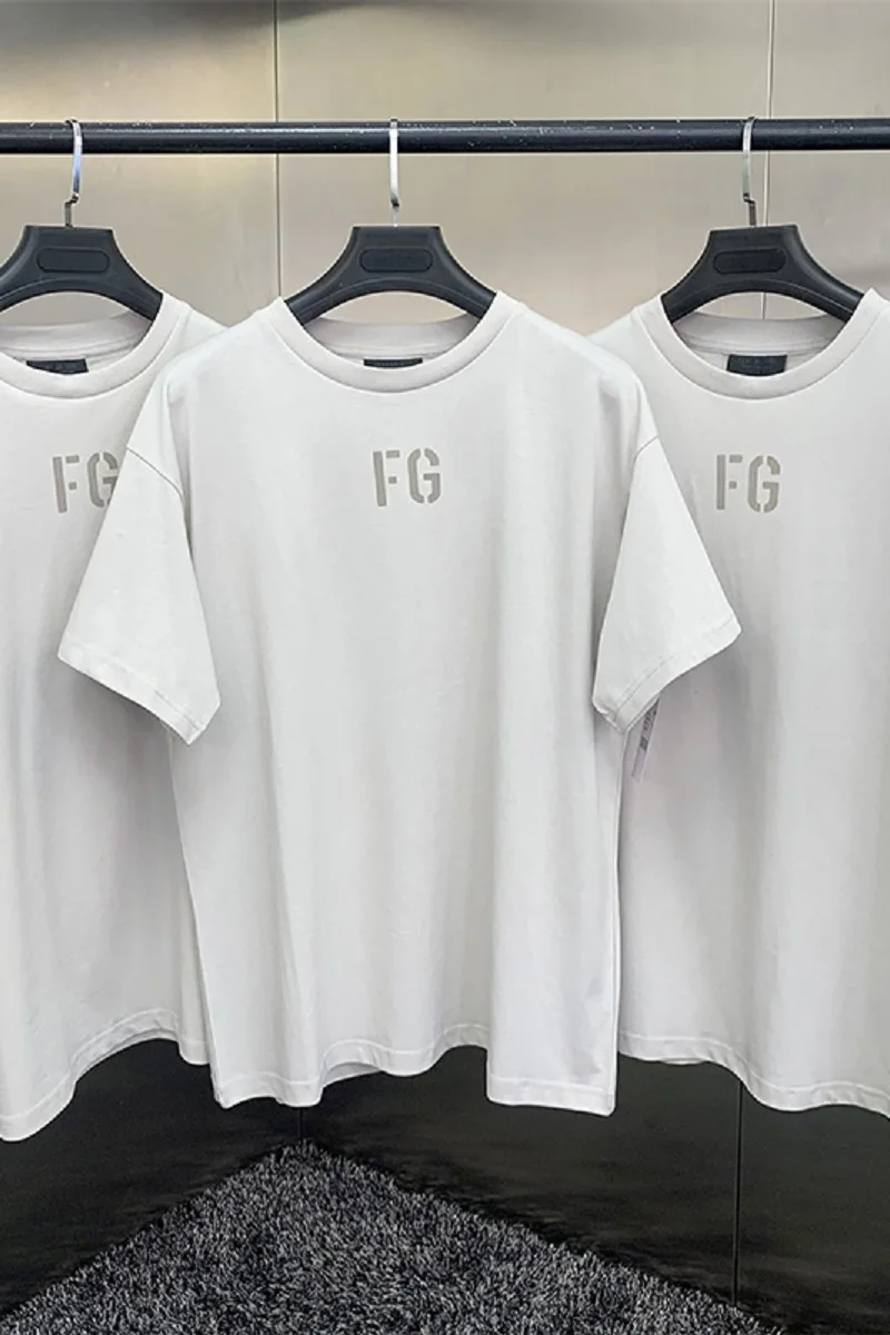 

New designer brand fashion men's T-shirt Season 7 1:1 Kanye West Jerry Lorenzo high street Unisex oversize cotton short sleeve