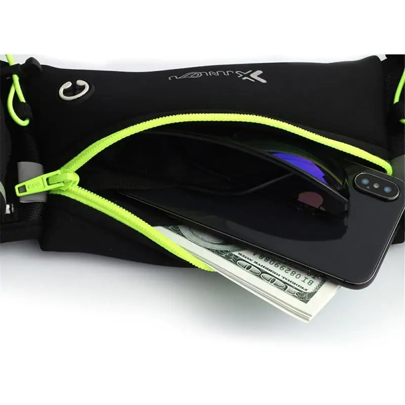 Marathon Dual Pocket Running Bag Trail Waist Belt For Phone Unisex Sports Fanny Pack Fitness Water Bottle | Спорт и развлечения