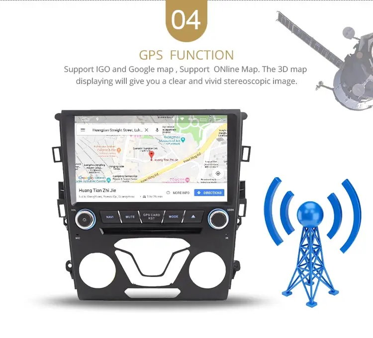 LJDA Android 10 автомобильный мультимедийный плеер для Ford Mondeo Fusion 2013 gps Навигация стерео CD DVD плеер wifi 1 Din автомагнитола