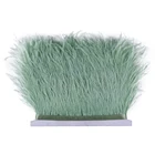 Декоративная лента из страусиного пера, украшение для свадебной вечеринки, платья, одежды, шитья, рукоделия, шлейф, высота 8-10 см