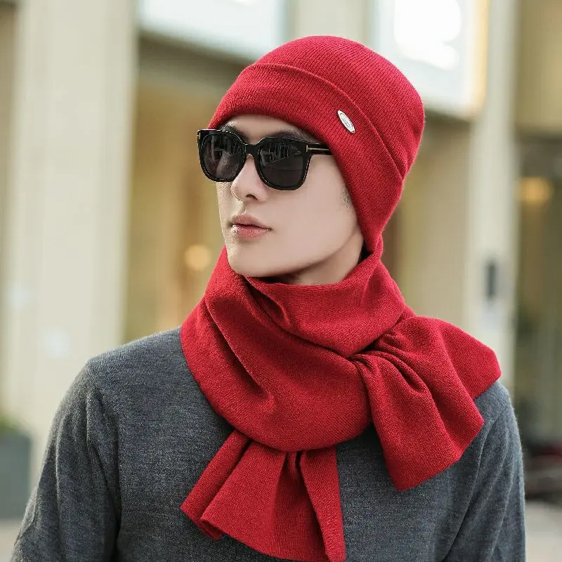Теплый комплект из 3 предметов зимние шапки шарф перчатки для женщин и мужчин